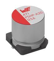 CAP, 10UF, 63V, ALU ELEC SMD, POLYMER