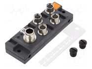 Distribution box; M8; PIN: 3; socket; 30VDC; 1.5A; ASBSM; IP67; IN: 4 LUMBERG AUTOMATION