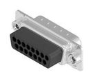 D SUB HOUSING, PLUG, 15POS, DA