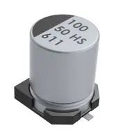 CAP, 47UF, 25V, ALU ELEC, SMD