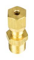 COMPRESSION FITTING, 1/4" BSPT, BRASS