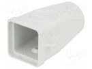 Enclosure: for HDC connectors; C146; size A3; for cable; straight AMPHENOL