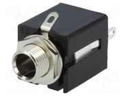 Connector: Jack 6,3mm; socket; female; stereo; ways: 3; straight LUMBERG