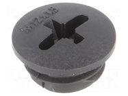 Stopper; M12; 1.5; IP54; polyamide; black; SKINDICHT®; 6mm LAPP