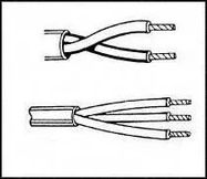 UNSHIELDED MULTIPAIR CABLE 1PR 500FT 300V CHROME