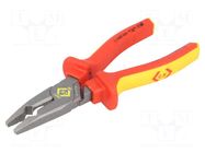 Pliers; insulated,universal; 180mm; 1kVAC; 1.5kVDC C.K