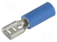 Terminal: flat; 4.8mm; 0.8mm; female; 1÷2.5mm2; crimped; for cable JST