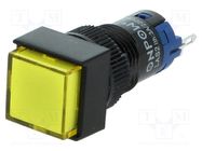 Switch: push-button; Pos: 2; SPDT; 0.5A/250VAC; 1A/24VDC; ON-ON ONPOW
