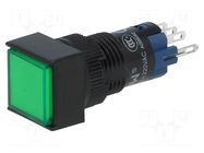 Switch: push-button; Pos: 2; SPDT; 0.5A/250VAC; 1A/24VDC; ON-ON ONPOW
