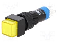 Switch: push-button; Pos: 2; SPDT; 0.5A/250VAC; 1A/24VDC; ON-(ON) ONPOW