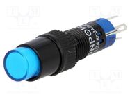 Switch: push-button; Pos: 2; SPDT; 0.5A/250VAC; 1A/24VDC; ON-(ON) ONPOW