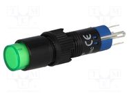 Switch: push-button; Pos: 2; SPDT; 0.5A/250VAC; 1A/24VDC; ON-(ON) ONPOW