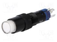 Switch: push-button; Pos: 2; SPDT; 0.5A/250VAC; 1A/24VDC; ON-ON ONPOW