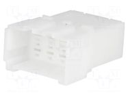 Connector: wire-wire; tachograph; plug; male; Junior Timer; PIN: 8 TE Connectivity