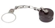 DUST COVER W/CHAIN & RING, SZ 10, ALUM