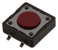 TACTILE SW, SPST-NO-DM, 0.05A/12V, 260GF