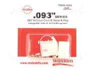 Connector: wire-wire; plug; male + female; PIN: 9; Standard .093" MOLEX