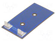 Resistor: thick film; heating; screw; 500W; 6.3mm; 170°C; steel TELPOD