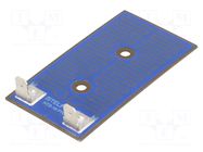 Resistor: thick film; heating; screw; 500W; 6.3mm; 170°C; steel TELPOD