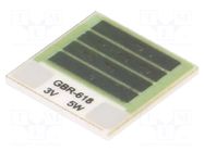 Resistor: thick film; heating; glued; 1.8Ω; 5W; 12.7x12.7x1mm TELPOD