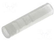 Spacer sleeve; LED; Øout: 4mm; ØLED: 3mm; L: 17.5mm; natural; UL94V-2 FIX&FASTEN