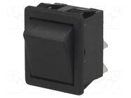 ROCKER; DPST; Pos: 2; ON-OFF; 16A/250VAC; black; none; 1550 BULGIN
