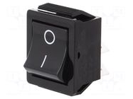 ROCKER; DPST; Pos: 2; ON-OFF; 16A/250VAC; black; none; 1350 BULGIN