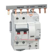 Current drain relay with automatic switch Legrand 411057 (C, 10A, 4P, 30mA, 230V)