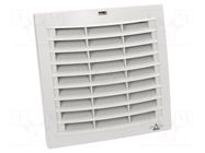Fan: AC; axial; 230VAC; 263m3/h; 56dBA; IP54; Cutout: 176x176mm STEGO