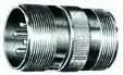 CIRCULAR CONNECTOR PLUG SIZE 20, 17 POSITION, CABLE
