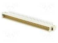 Connector: DIN 41612; socket; male; PIN: 64; angled 90°; 2A; THT; a+b HARTING