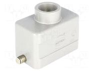 Enclosure for connectors: HDC; size 10B; for cable; Han; IP65 HARTING