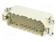 Connector: HDC; contact insert; male; 16A; 500V; Han® EEE; PIN: 64 HARTING