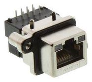 RJ45 CONN, R/A JACK, 8P8C, 1PORT, TH