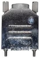 D SUB BACKSHELL, 180DEG, DA, ZINC