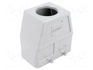 Enclosure for connectors: HDC; size 10B; for cable; Han® B; IP65 HARTING