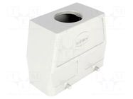 Enclosure for connectors: HDC; size 16B; for cable; Han; IP65 HARTING
