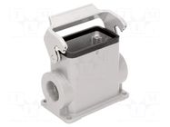 Enclosure for connectors: HDC; size 10B; Han® HMC; IP65; M25 HARTING