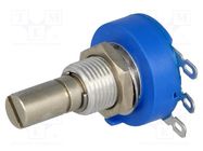 Potentiometer: shaft; single turn; 2.5kΩ; 2W; ±10%; 6.35mm; linear BOURNS