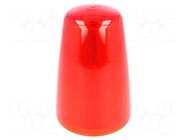 Cloche; red; X125; IP65; Ø98x167mm MOFLASH SIGNALLING