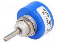 Potentiometer: shaft; single turn; 10kΩ; ±10%; 1W; linear; 3.17mm BOURNS