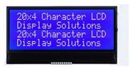 LCD MODULE, 20 X 4, COG, 4.67MM, BLU STN