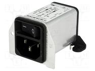 Connector: AC supply; socket; male; 2A; 250VAC; IEC 60320; C14 (E) SCHURTER