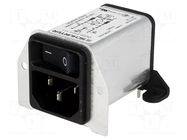 Connector: AC supply; socket; male; 2A; 250VAC; C14 (E); IEC 60320 SCHURTER