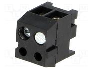 Pluggable terminal block; Contacts ph: 3.5mm; ways: 2; angled 90° DEGSON ELECTRONICS