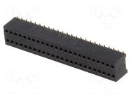 Connector: pin strips; socket; female; PIN: 48; SMT; straight; 2x24 CONNFLY