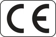 LABEL, CE, PP, BLK ON WHT, 30X20MM