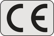 LABEL, CE, PP, BLK ON CLEAR, 30X20MM
