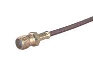 RF COAX CONN, SMA, STR JACK, 50 OHM