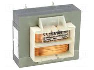 Transformer: mains; 8VA; 230VAC; 10.5V; 10.5V; 300mA; 300mA; IP00 INDEL